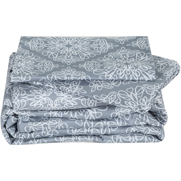 Фото - Комплект постільної білизни SOHO 200х220 см Charme Grey (PATTERN 3-E)