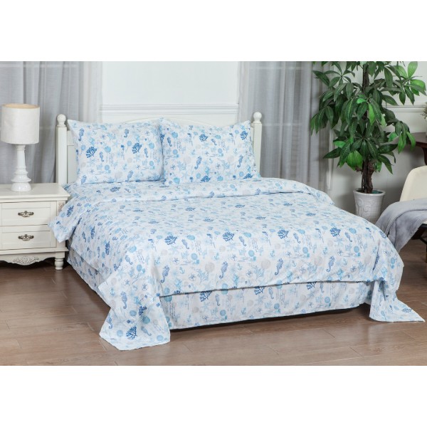 Фото - Комплект постельного белья SOHO 200х220 см Sea (PATTERN 12-E)