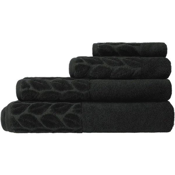 Фото - Набір рушників SOHO 50х90+70х140 см бавовна 100% Leaves Graphite