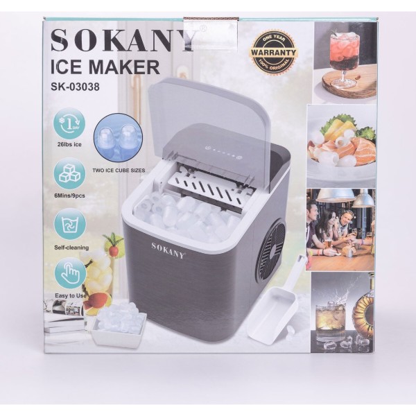 Фото - Льодогенератор Sokany SK-03038 Grey