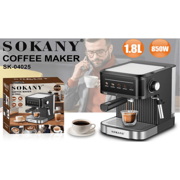 Фото - Кавоварка ріжкова Sokany SK-04025 Black