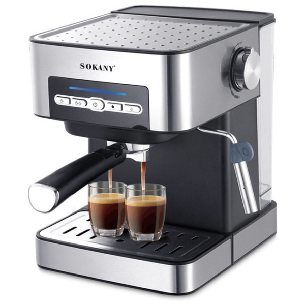 Фото - Кавоварка ріжкова Sokany SK-6862 Silver