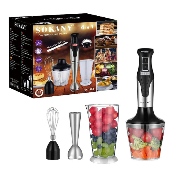 Фото - Блендер погружной Sokany SK-758-4