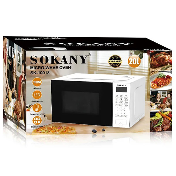 Фото - Микроволновая печь (СВЧ) Sokany SK-10018 White