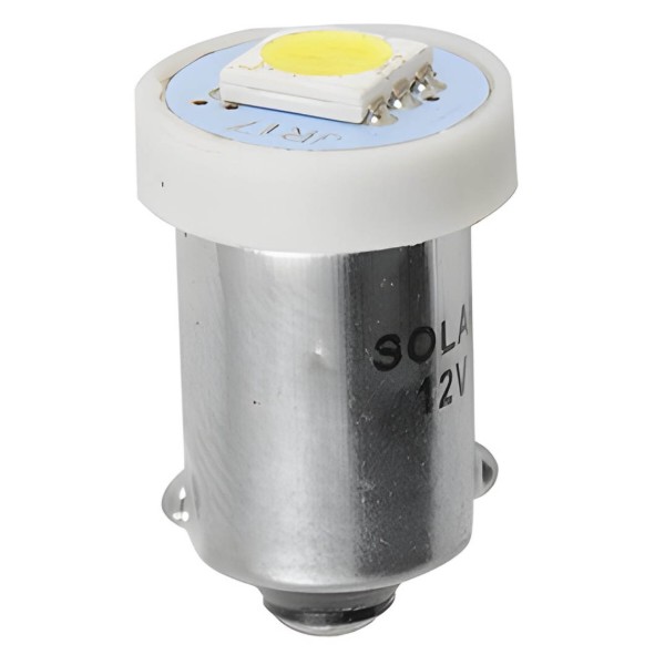 Фото - Автолампа Solar LED 12V T8.5 BA9s 1smd 5050 white 2 шт. (LS247_B2)