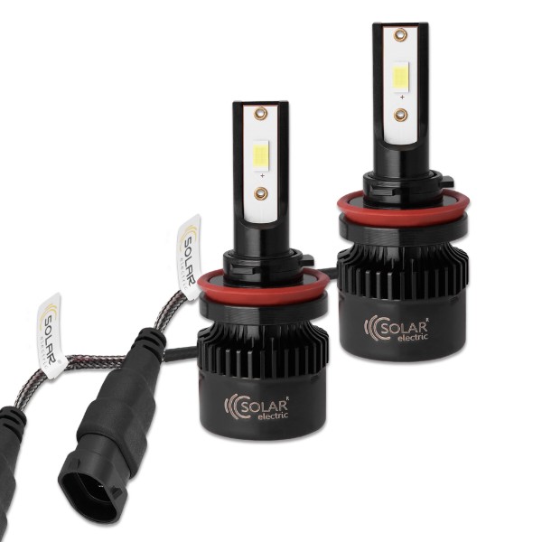 Фото - Автолампа Solar H8-H11-H16 12/24V 50W 5000Lm 6500K CSP3570 2 шт. (8511S2)