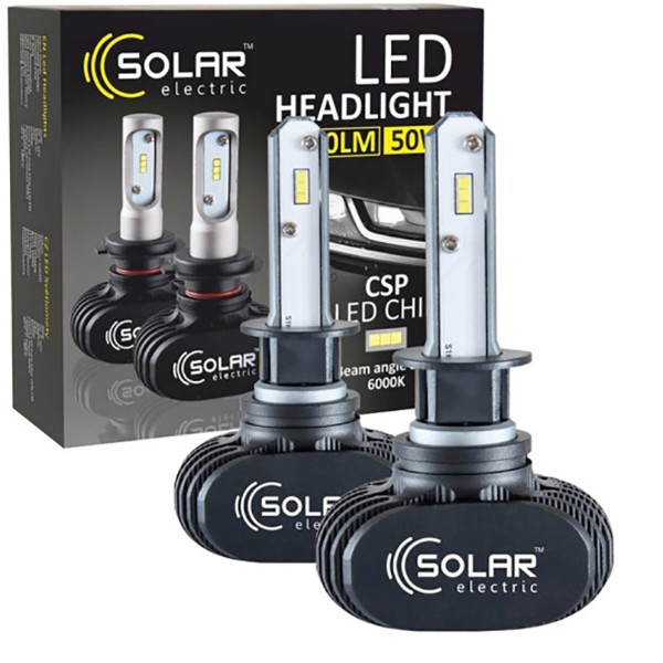 Фото - Автолампа Solar H1 CANBUS 12/24V 6500K 6000Lm 40W Cree Chip 1860 (8601)