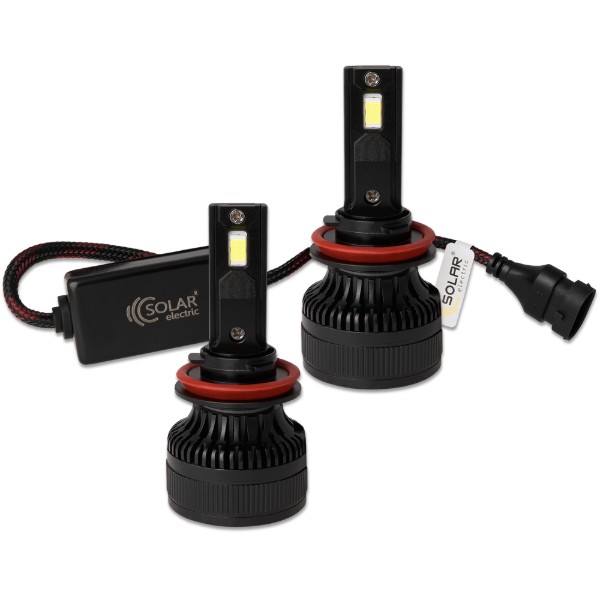 Фото - Автолампа Solar H8-H11-H16 12/24V 100W 9000Lm 6500K CSP3570 2шт. (8611S2)