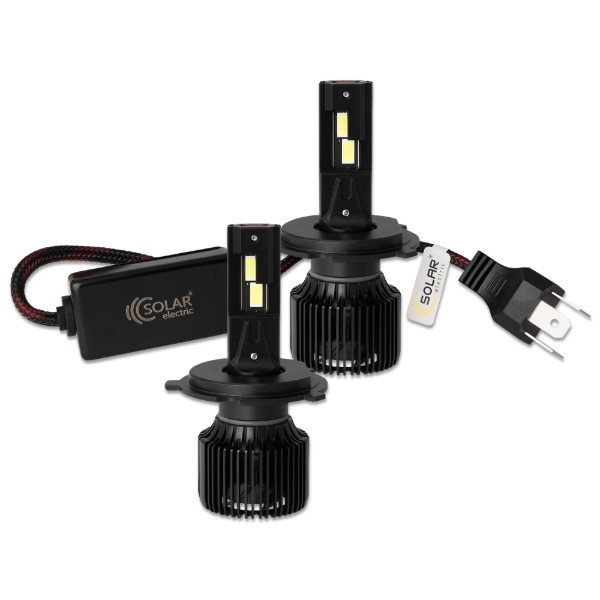 Фото - Автолампа Solar H4 12/24V 130W 11000Lm 6500K CSP3570 2 шт. (8704S2)