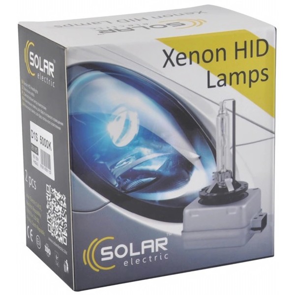 Фото - Автолампа Solar D1S 4300K 85V 35W PK32d-2 (8114)