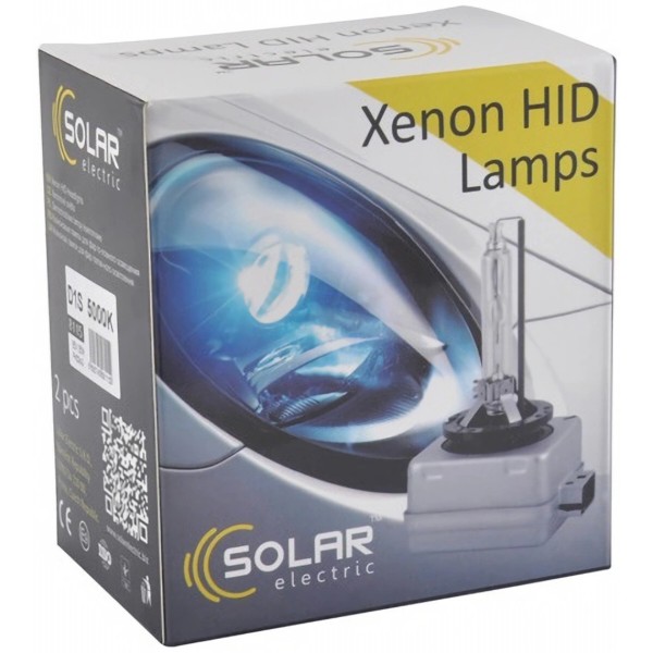 Фото - Автолампа Solar D1S 6000K 85V 35W PK32d-2 (8116)