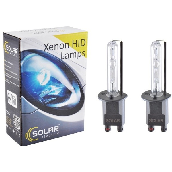 Фото - Автолампа Solar H1 CERAMIC 5000K 85V 35W P14.5s KET (1151)