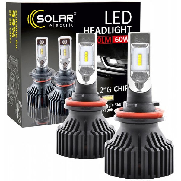 Фото - Автолампа Solar H11 12/24V 6500K 8000Lm 60W ZES Chip (8311) Фото - Автолампа Solar H11 12/24V 6500K 8000Lm 60W ZES Chip (8311)