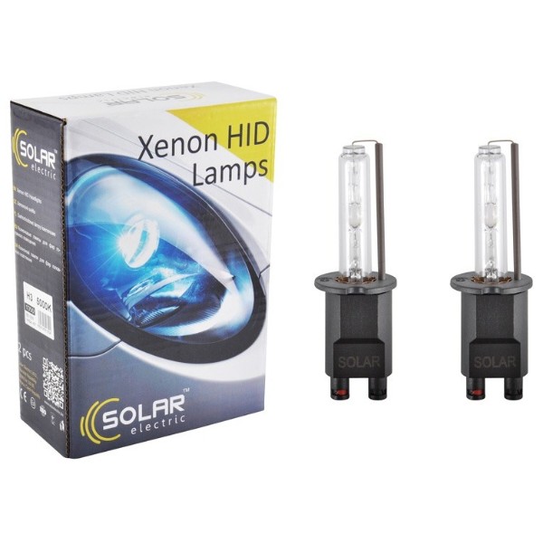 Фото - Автолампа Solar H3 6000K 85V 35W PK22s KET (1360)
