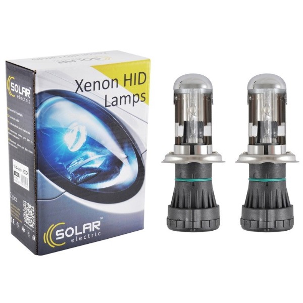 Фото - Автолампа Solar H4 bi-xenon 6000K 85V 35W P43t-38 KET (1460)