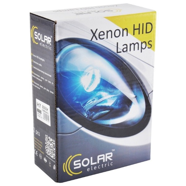 Фото - Автолампа Solar H7 CERAMIC 5000K 85V 35W PX26d KET (1751)
