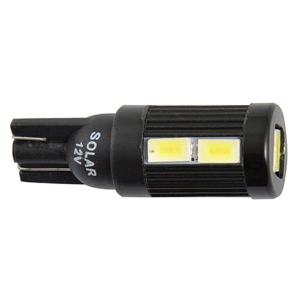 Фото - Автолампа Solar LED 12V T10 W2.1x9.5d 10SMD 5630 white 2 шт. (LS287_B2)