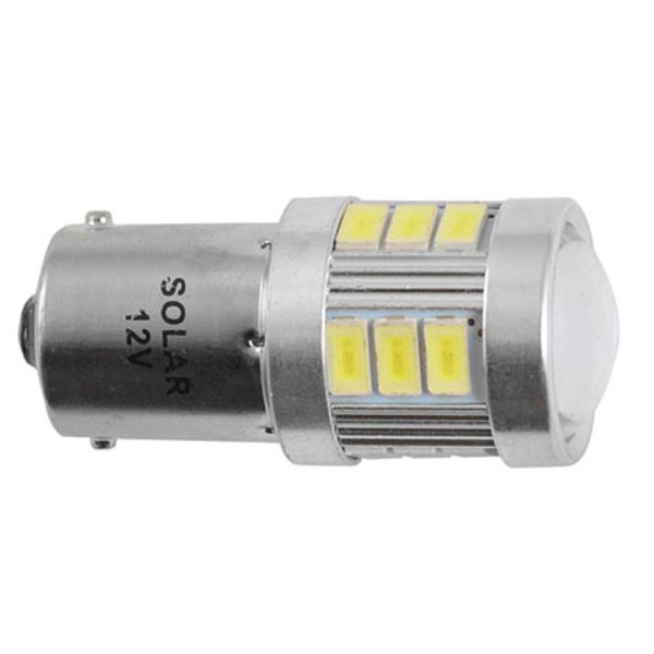 Фото - Автолампа Solar LED 12-24V S25 BA15s 18SMD 5730 120lm white 2 шт. (LS295_B2)