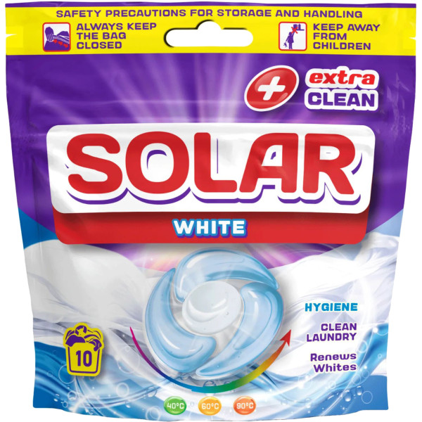 Фото - Капсули для прання Solar White 10 шт. (4820269930445)