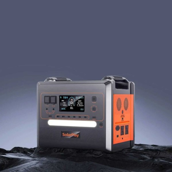 Фото - Зарядна станція універсальна SolarPlay BCQ2402M (2500W, 2304Wh) з LiFePO4-батареєю UPS Black (714941)