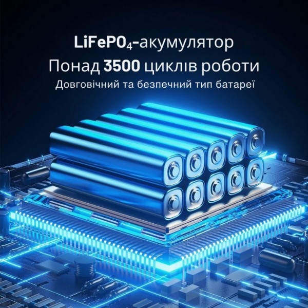Фото - Зарядна станція універсальна SolarPlay BCQ2402M (2500W, 2304Wh) з LiFePO4-батареєю UPS Black (714941)