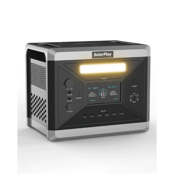Фото - Зарядна станція універсальна SolarPlay BCQ2501 (2400W, 2160Wh) LiFePO4 Black (715109)