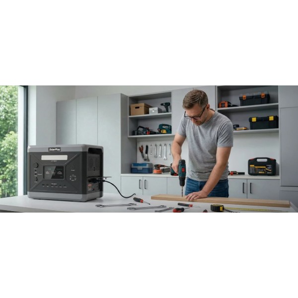 Фото - Зарядна станція універсальна SolarPlay BCQ2501 (2400W, 2160Wh) LiFePO4 Black (715109)