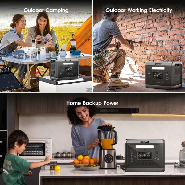 Фото - Зарядна станція універсальна SolarPlay BCQ2501 (2400W, 2160Wh) LiFePO4 Black (715109)