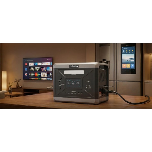 Фото - Зарядна станція універсальна SolarPlay BCQ2501 (2400W, 2160Wh) LiFePO4 Black (715109)