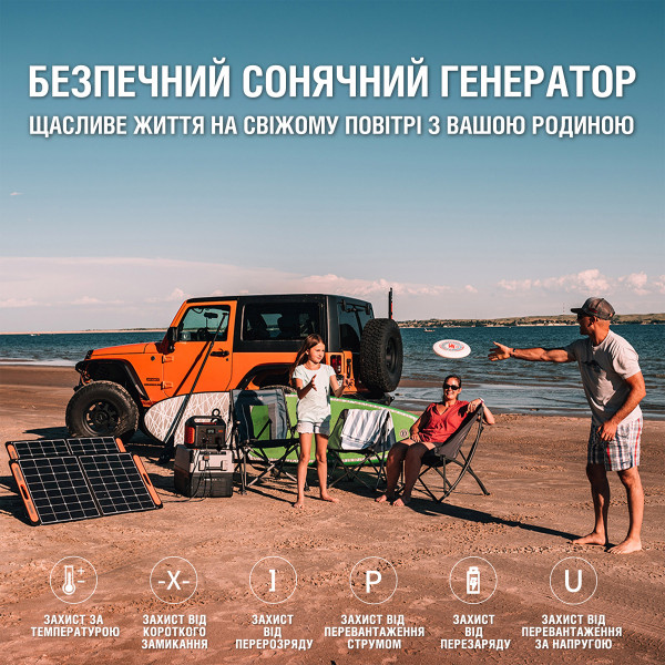 Фото - Портативна сонячна панель Jackery SolarSaga 100
