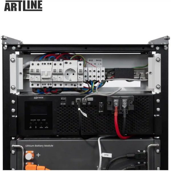 Фото - Система хранения энергии Solarverse SVR20-1SV5K1-LES10.2K1-1 (1ф, 5kW, 51.2V, 200Ah, LiFePO4)