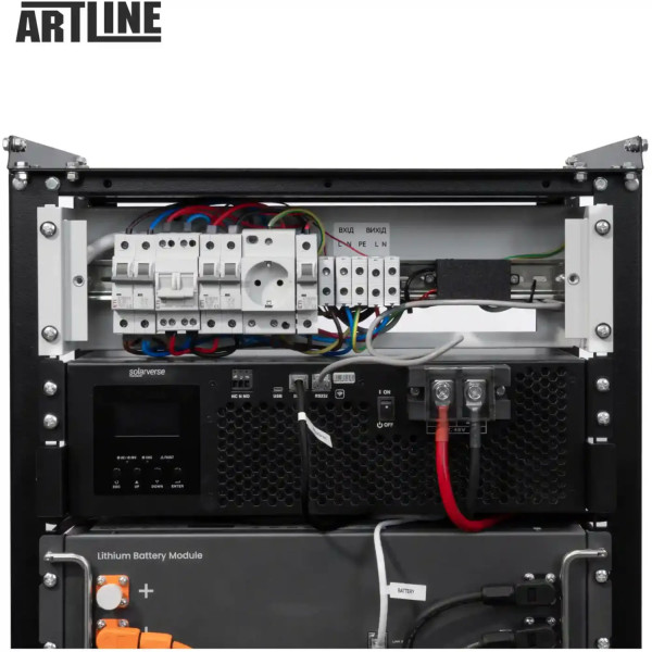 Фото - Система хранения энергии Solarverse SVR20-1SV5K1-LES15.3K1-1 (1ф, 5kW, 51.2V, 300Ah, LiFePO4)