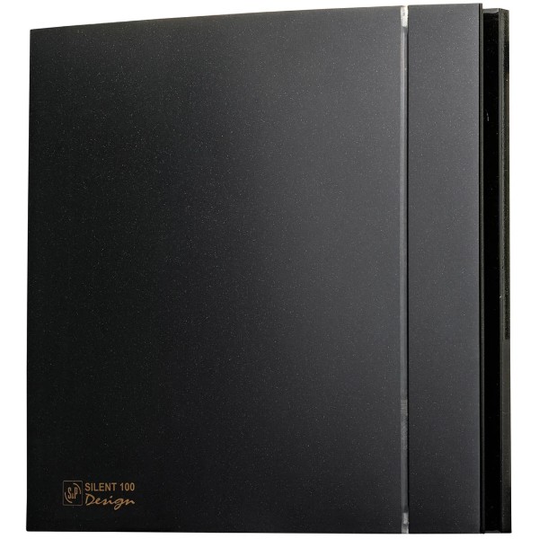 Фото - Витяжний вентилятор Soler&Palau SILENT-100 CHZ BLACK DESIGN-4C