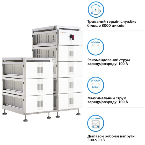 Фото - Система хранения энергии Solis FlexCore-ID (3ф, 140kWh, 448V, 314Ah, LiFePO4) (FlexCore-ID-140kWh)