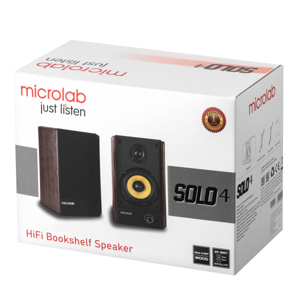 Фото - Комп'ютерна акустика компактна 2.0 Microlab 2.0 60w mini-jack (SOLO-4BR)
