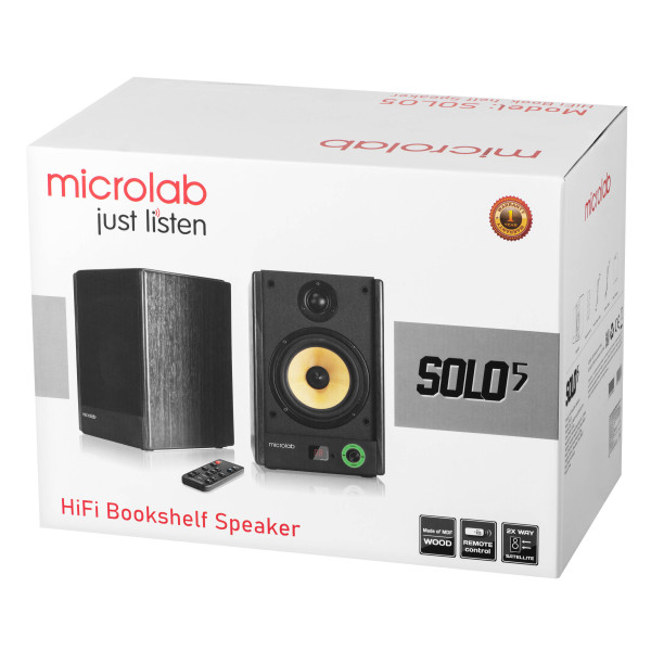Фото - Комп'ютерна акустика компактна 2.0 Microlab 2.0 90w mini-jack (SOLO-5BR)