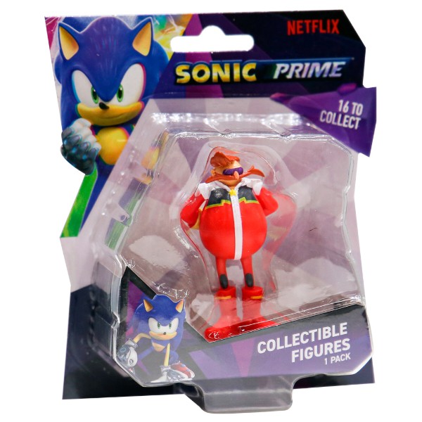 Фото - Колекційна фігурка Sonic Prime ЛІКАРЬ ЕГГМАН (SON2010J)