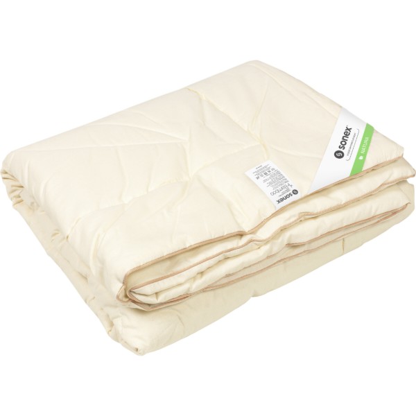 Фото - Одеяло летнее полуторное Sonex 140x205 бамбуковое волокно Bamboo 200 г/м2 (SO102158)