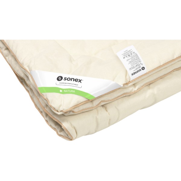 Фото - Ковдра літня полуторна Sonex 155x215 бамбукове волокно Bamboo 200 г/м2 (SO102157)