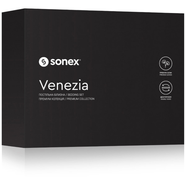 Фото - Комплект постельного белья Sonex 177х210 Venezia Премиум Сатин (SO102451)
