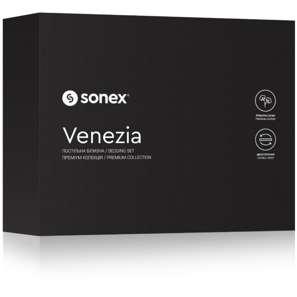 Фото - Комплект постільної білизни Sonex 205х225 Venezia Преміум сатин (SO102453)
