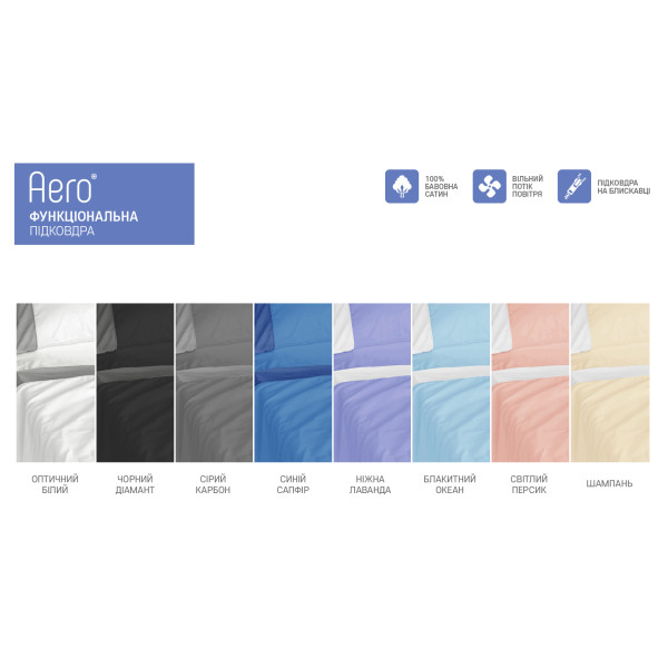Фото - Підковдра двоспальна євро Sonex Aero Ocean Blue 200x220 (SO102281)