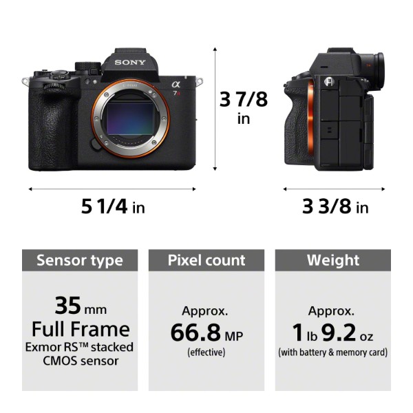Фото - Фотокамера бездзеркальна Sony Alpha 7RM6 body black (ILCE7RM6B.FS1)