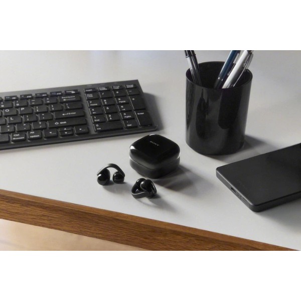 Фото - Навушники вкладиші бездротові TWS Sony WF-LC900 Black (WFLC900B.E)