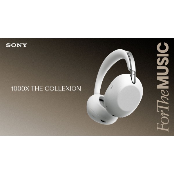 Фото - Навушники повнорозмірні бездротові Sony WH-1000X THE COLLEXION Platinum Silver (WH1000XXW.E)
