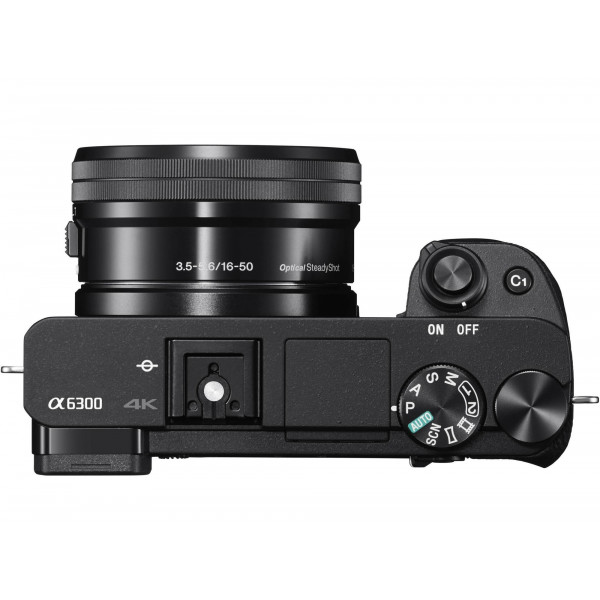 Фото - Фотокамера беззеркальная Sony Alpha 6300 kit 16-50mm f/3.5-5.6 OSS Black (ILCE6300LB.CEC)