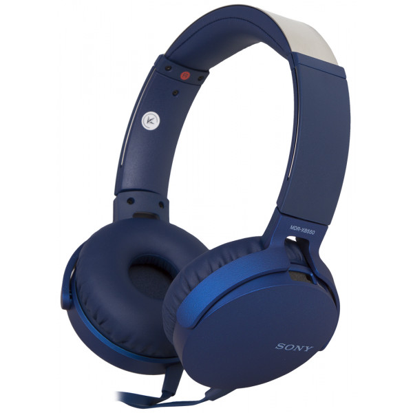 Фото - Навушники накладні Sony MDR-XB550AP Blue (MDRXB550APL.E)