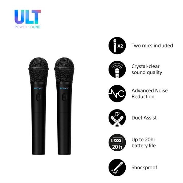 Фото - Мікрофон вокальний бездротовий Sony ULT POWER SOUND Wireless (UOULTMIC1.E)
