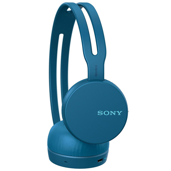 Фото - Навушники накладні бездротові Sony WH-CH400 Blue