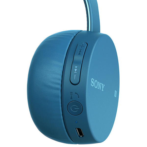 Фото - Навушники накладні бездротові Sony WH-CH400 Blue
